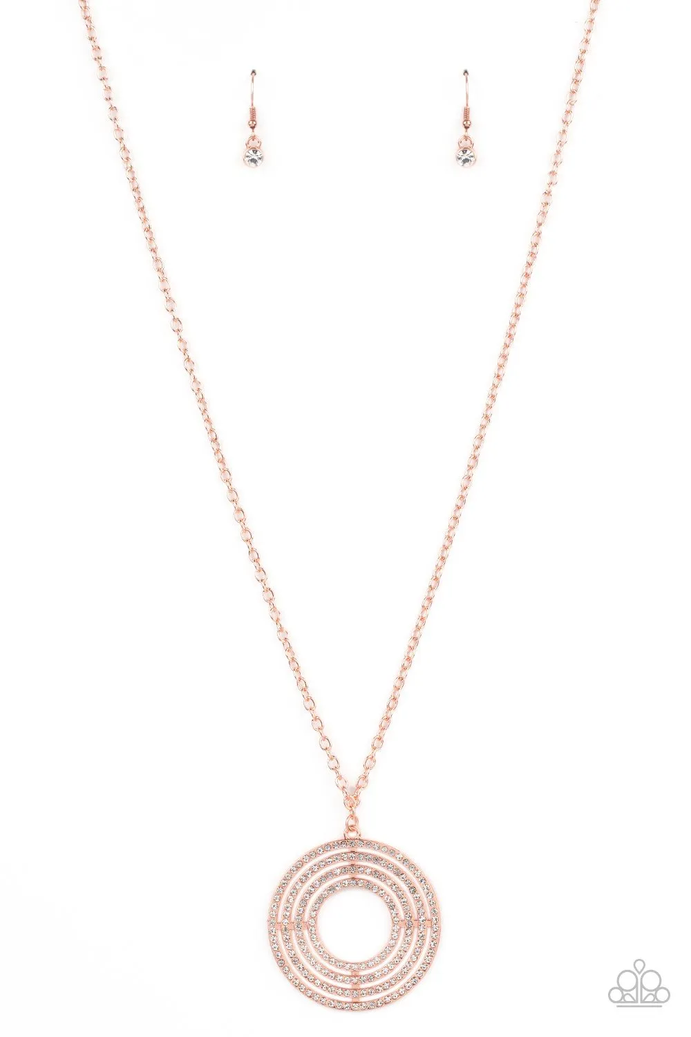 Paparazzi High-Value Target - Copper Necklace