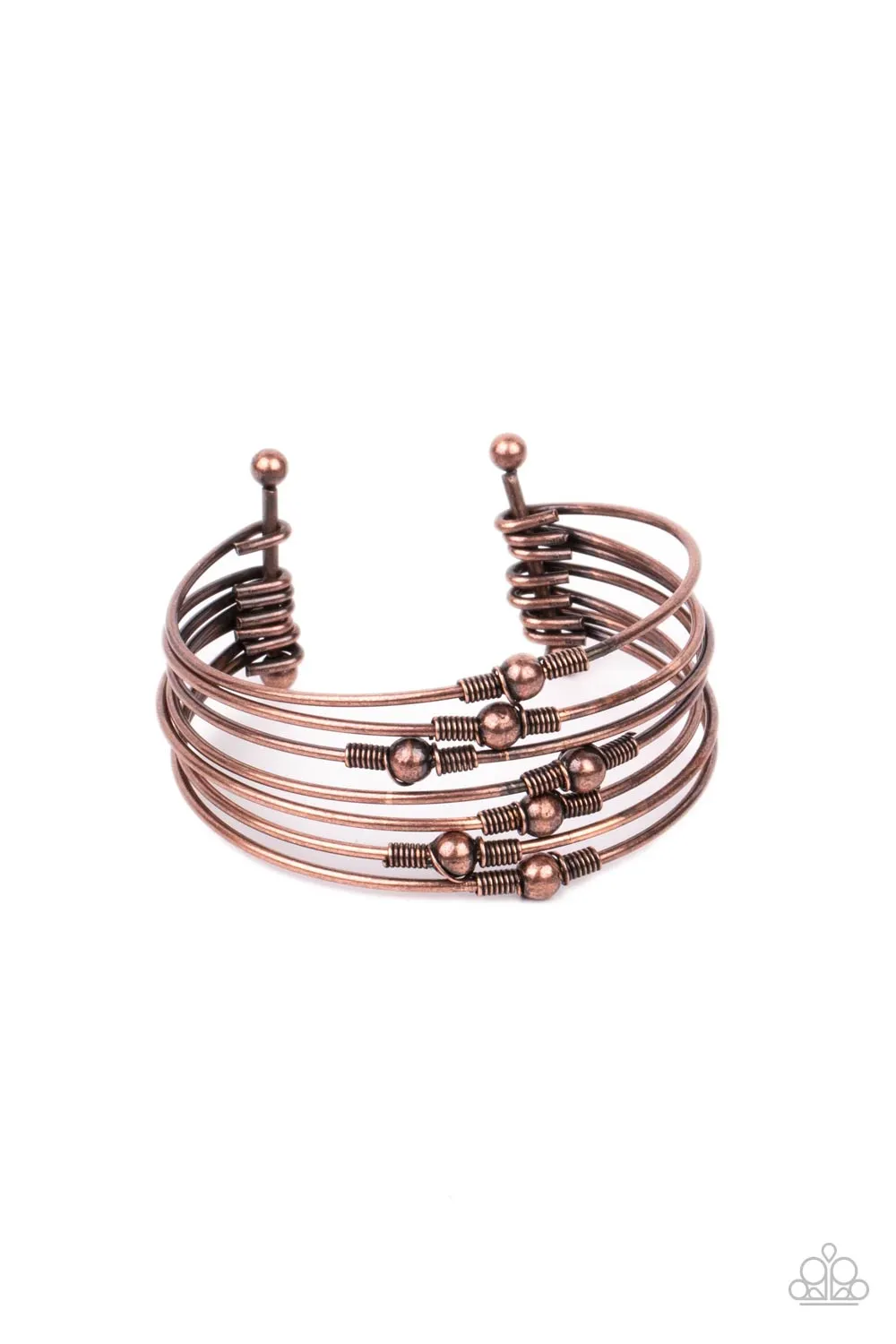 Paparazzi Industrial Intricacies - Copper Bracelet