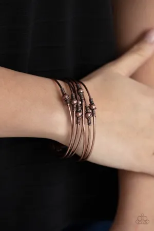 Paparazzi Industrial Intricacies - Copper Bracelet