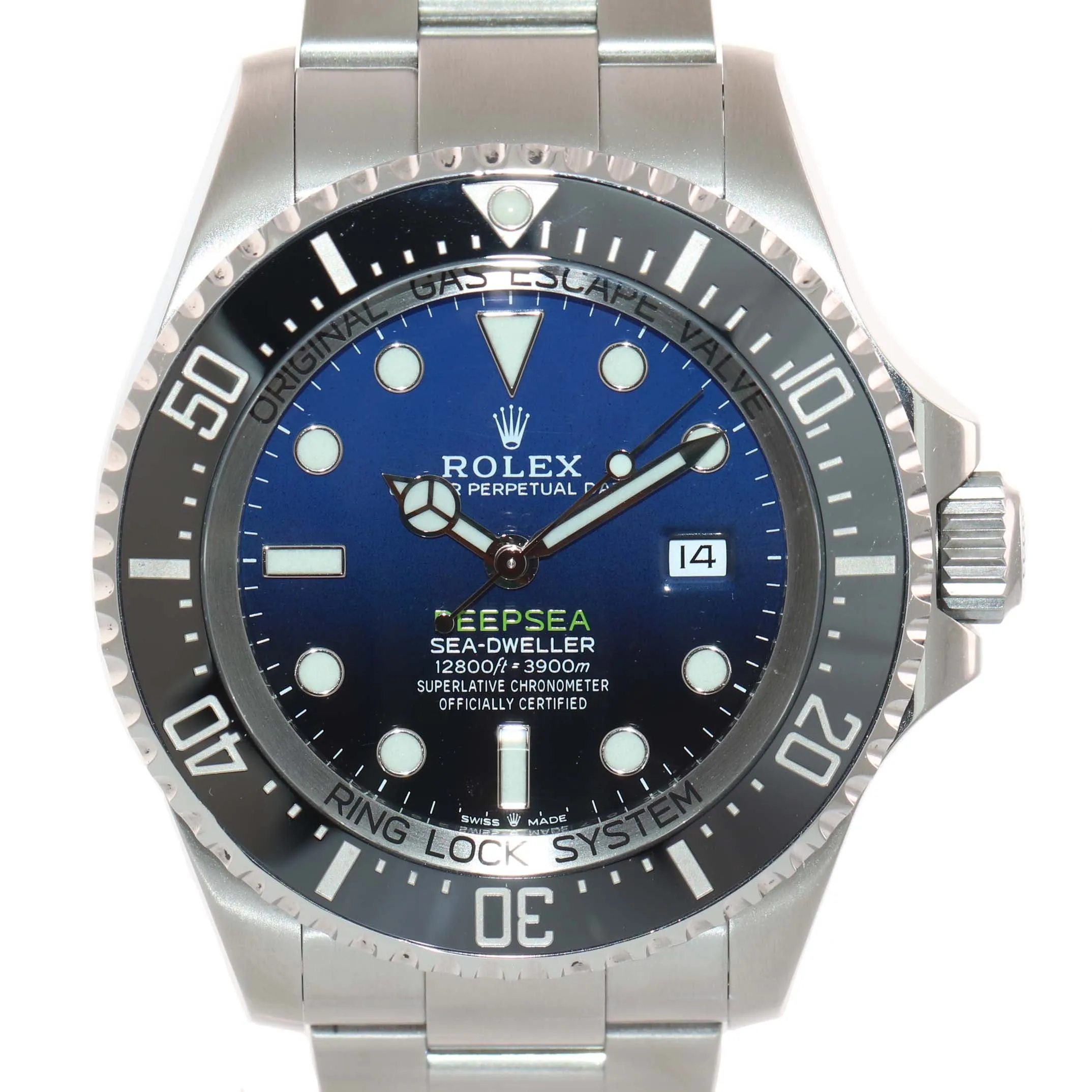 PAPERS NEW NOVEMBER 2019 Rolex Sea-Dweller Deepsea Cameron Blue 126660 44m Watch