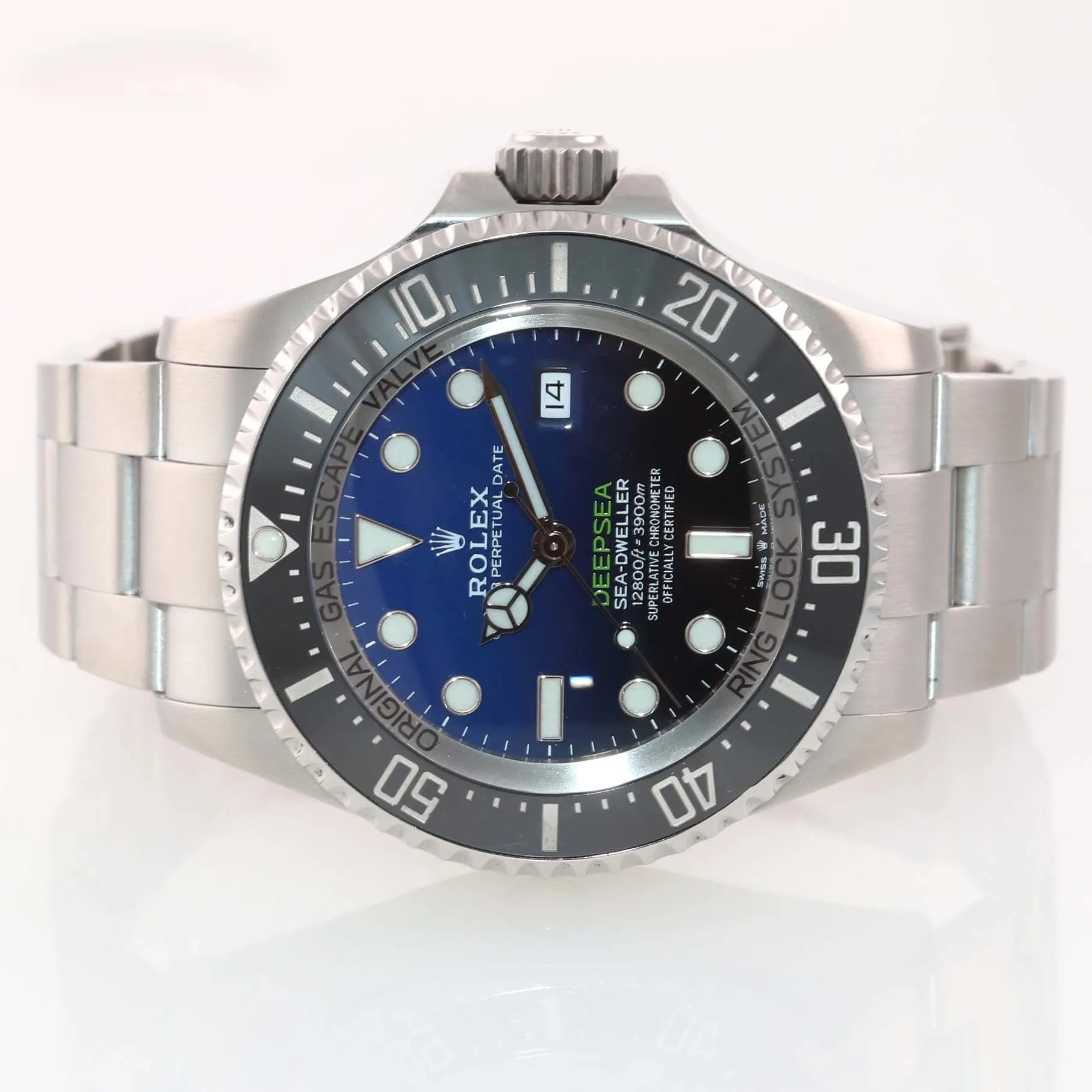 PAPERS NEW NOVEMBER 2019 Rolex Sea-Dweller Deepsea Cameron Blue 126660 44m Watch