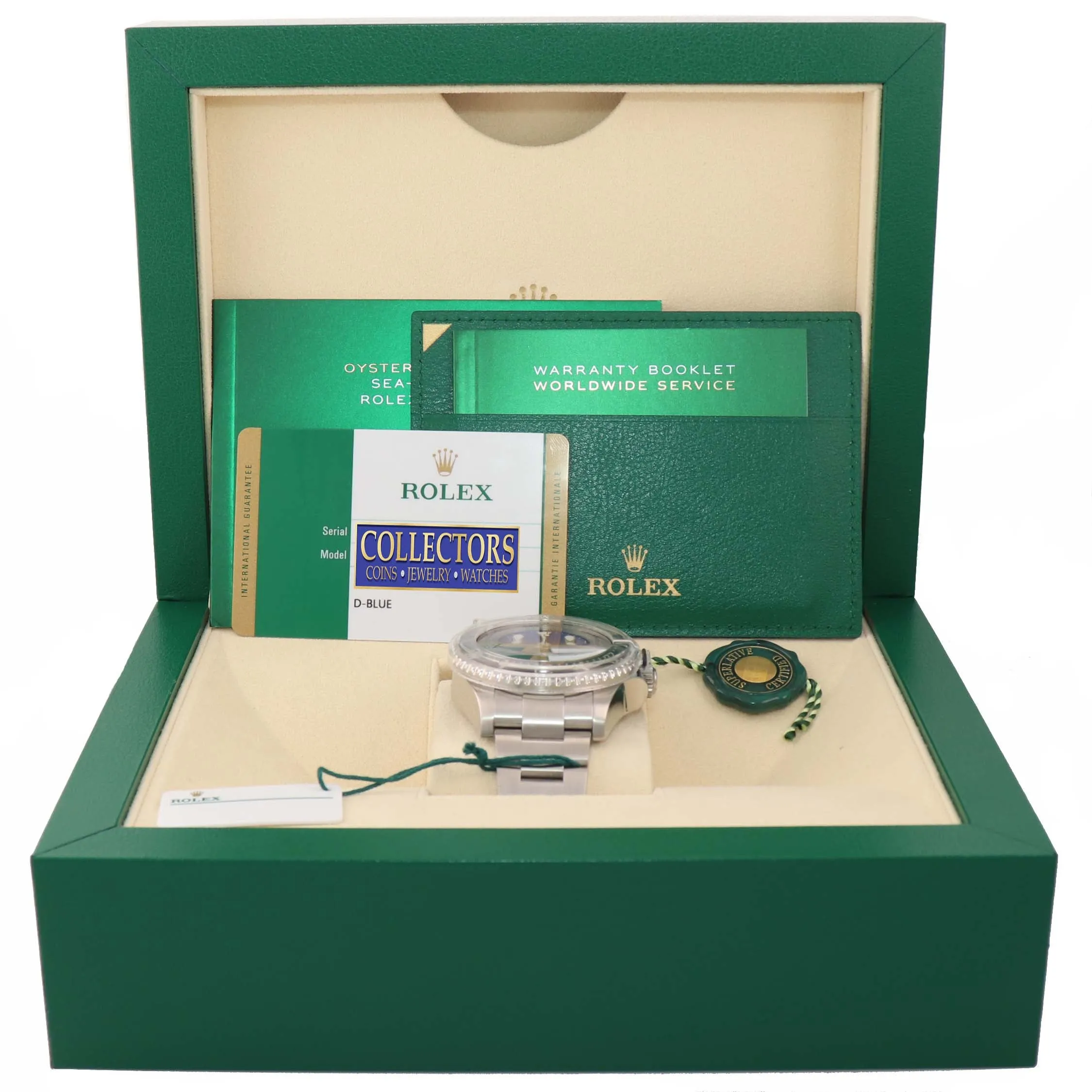 PAPERS NEW NOVEMBER 2019 Rolex Sea-Dweller Deepsea Cameron Blue 126660 44m Watch