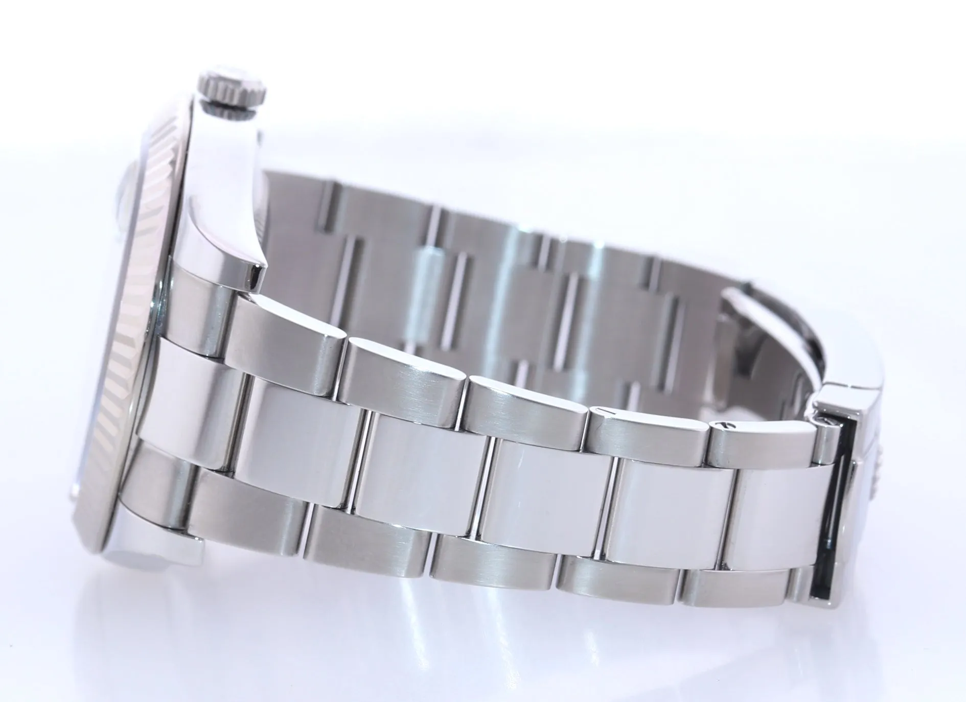 PAPERS Rolex DateJust 41 126334 White Stick Steel Fluted Oyster Watch Box