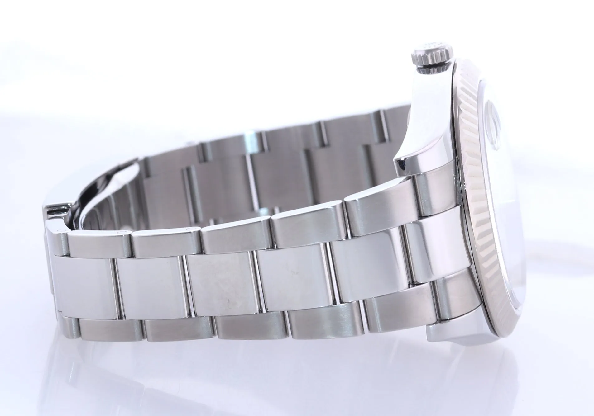 PAPERS Rolex DateJust 41 126334 White Stick Steel Fluted Oyster Watch Box