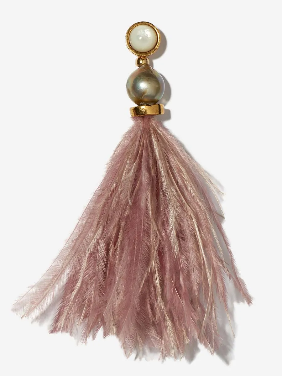 parker earrings - mulberry