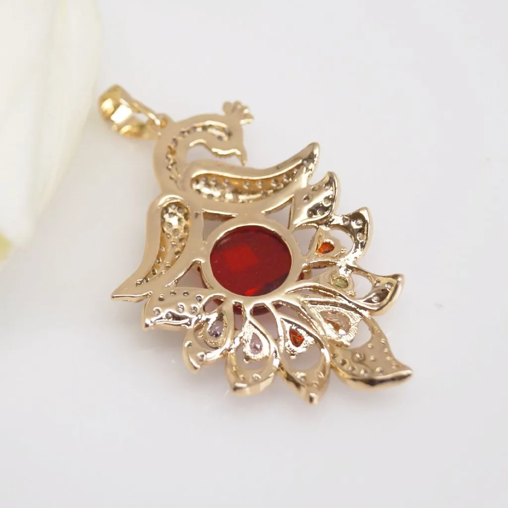 Peacock Pendant Without Chain