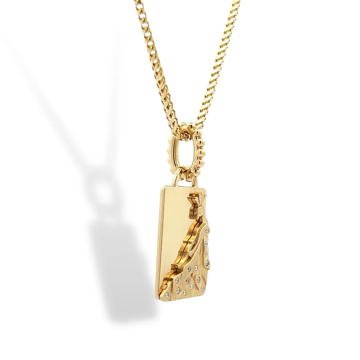 Peacock Tag Pendant