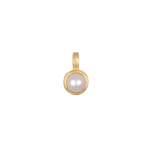 Pearl Bezel Charm