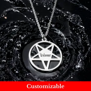 Pentagram Whispers: Personalized Necklace with Eminent Symbolism