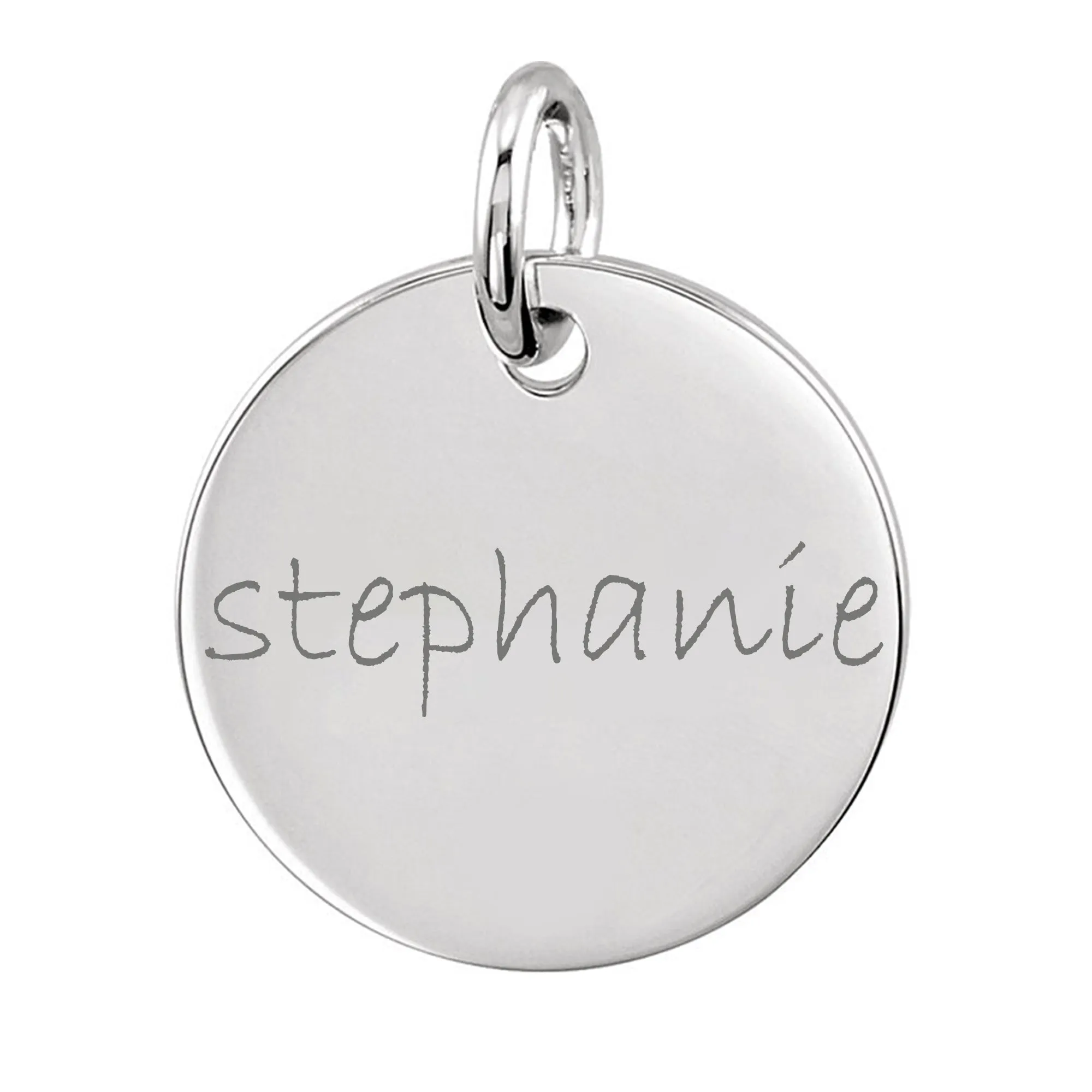 Personalized Extra Large Disc Pendant