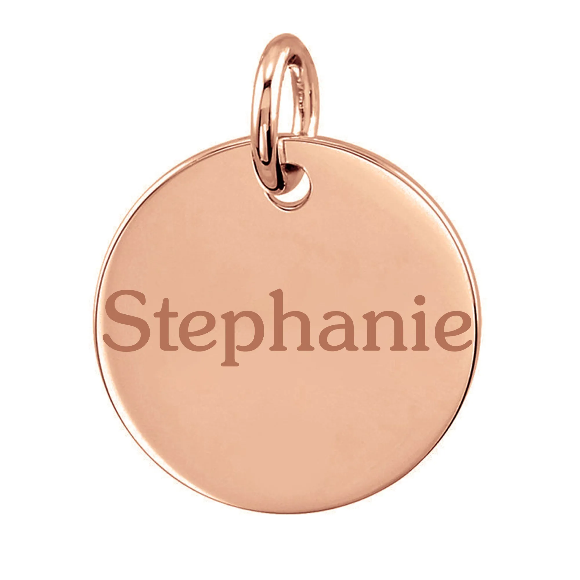Personalized Extra Large Disc Pendant