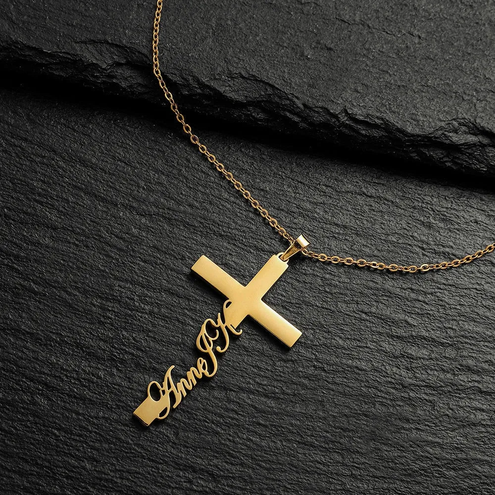 Personalized half infinity style with butterfly charm Name Necklace