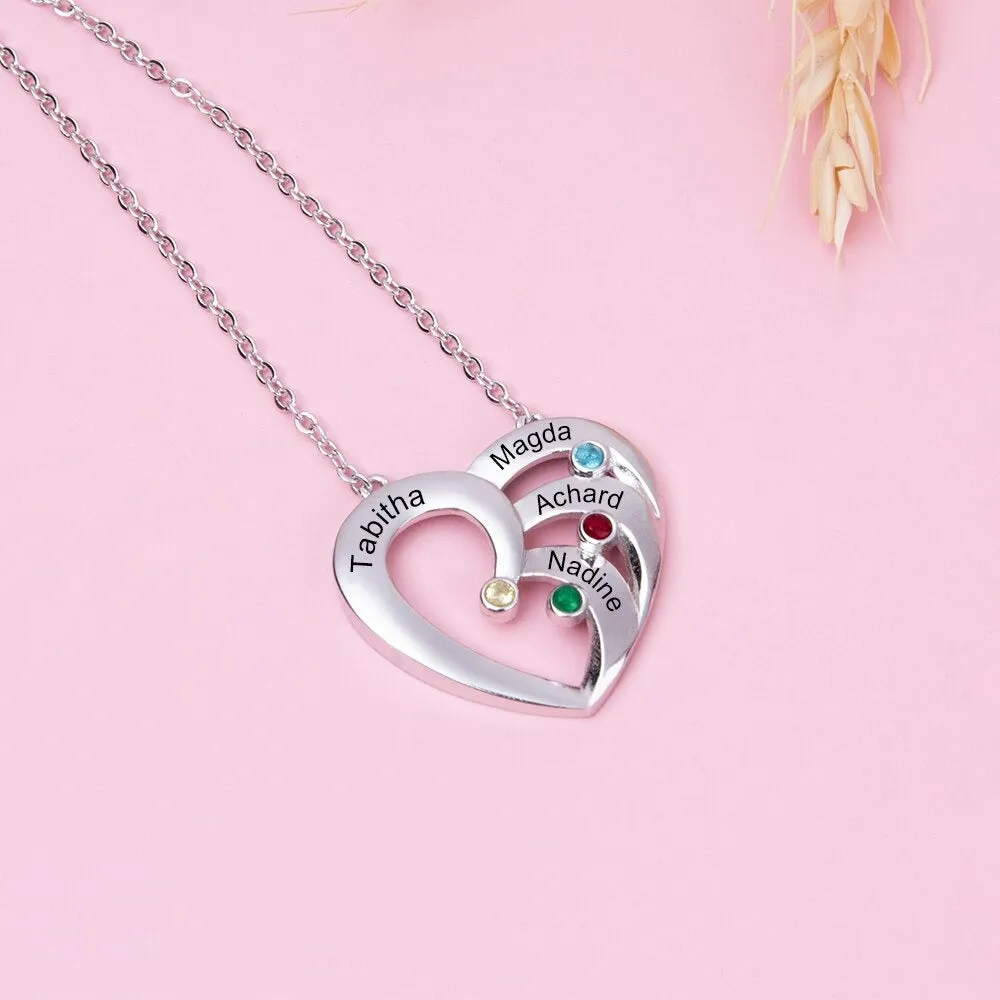 Personalized Heart Necklace
