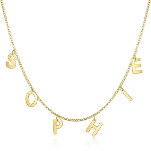 Personalized Stainless Steel Letter Necklace