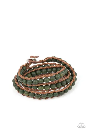 Pine Paradise Green Paparazzi Bracelet