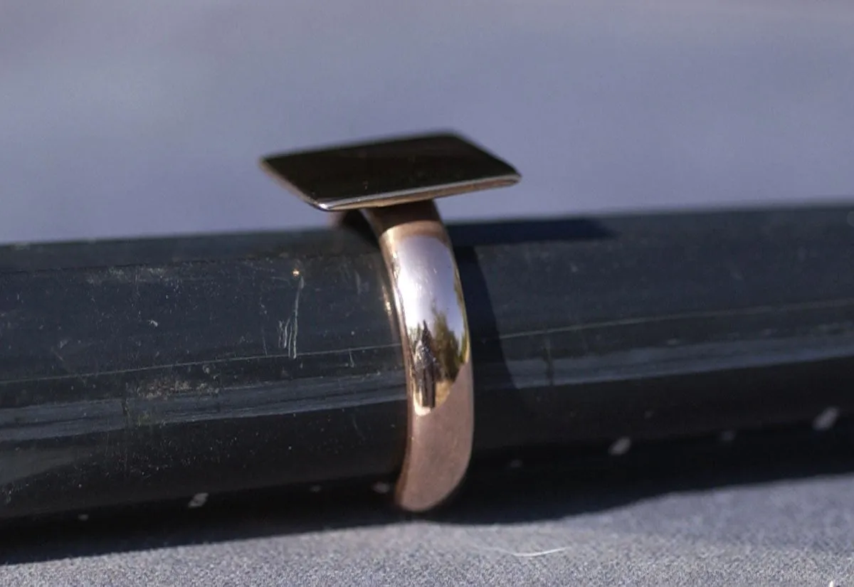 Plain Ring with Square Glue Pad - Handmade DIY Ring