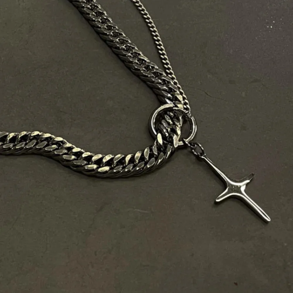 "Casual Starry Titanium Steel" Necklaces