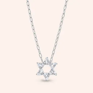 "My Magic" 1.9CTW Baguette Star Pendant Necklace