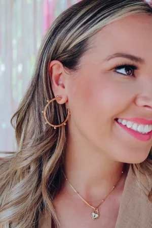 Ramona Hoop Earrings - Gold