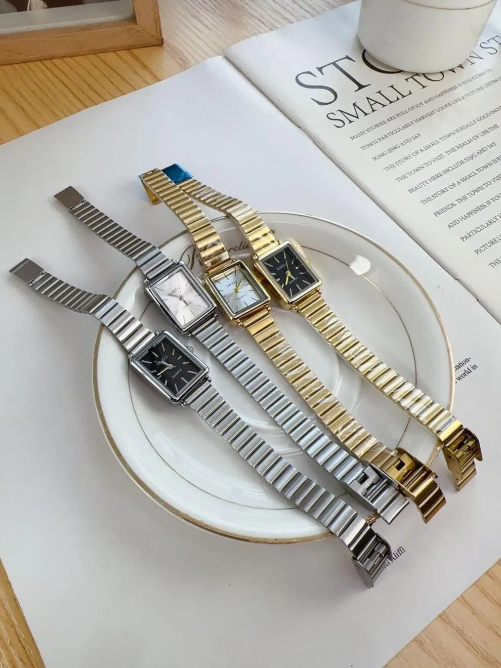 Rectangle Shaped Naidu Watch