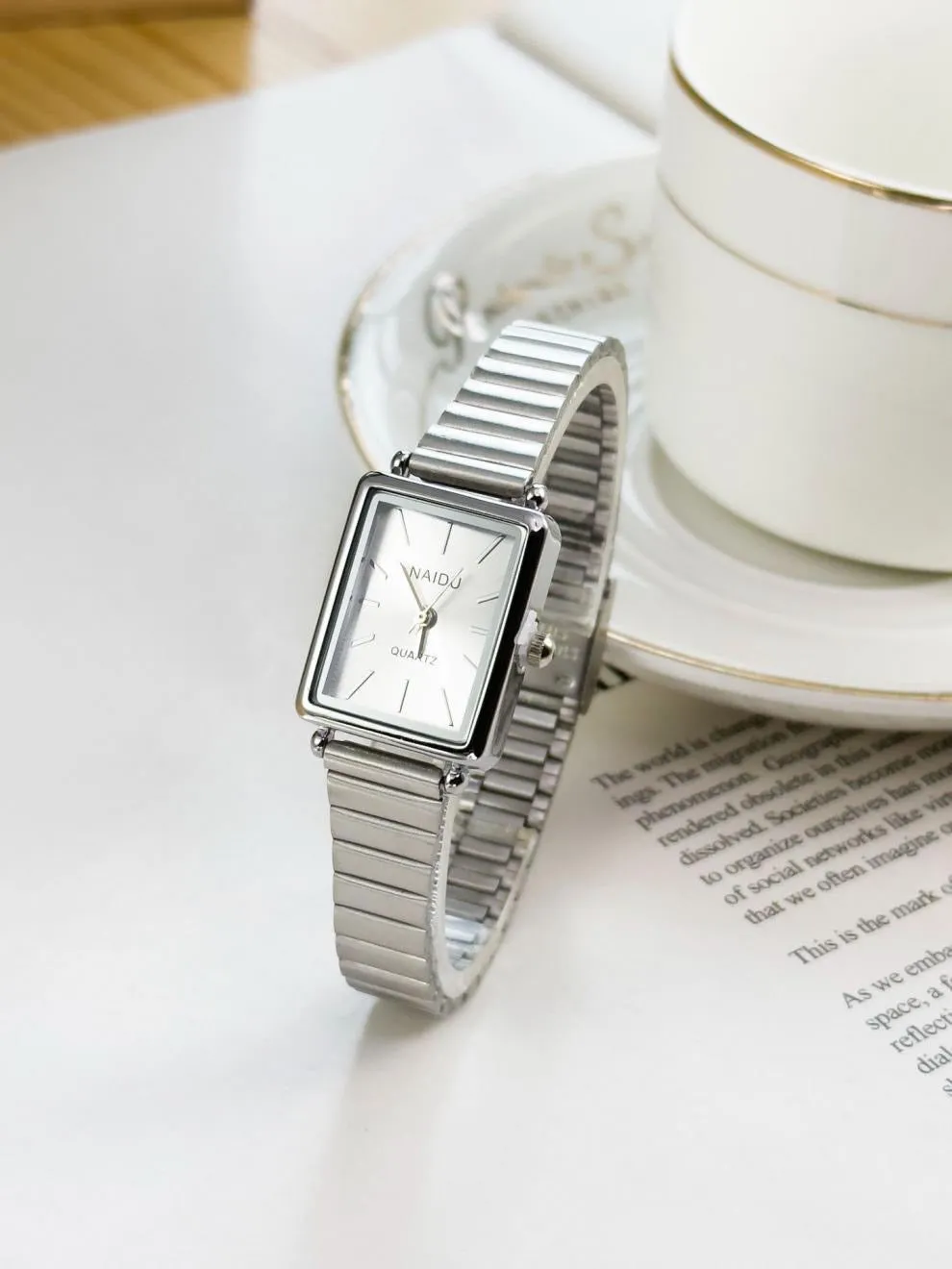 Rectangle Shaped Naidu Watch