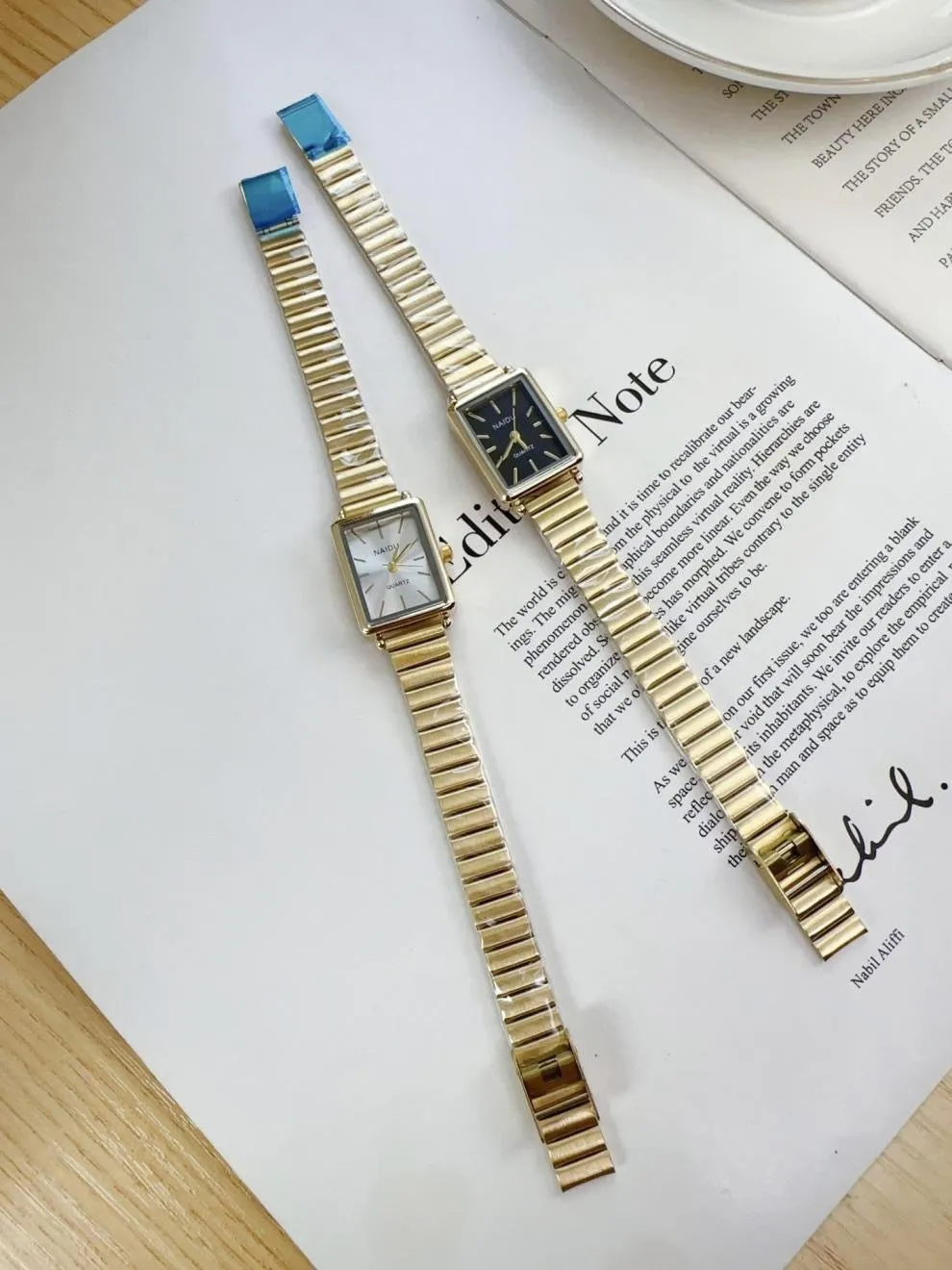 Rectangle Shaped Naidu Watch