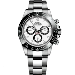 Rolex Daytona 116500Ln Wh Panda White Index 40Mm Stainless Steel Men’S Watch