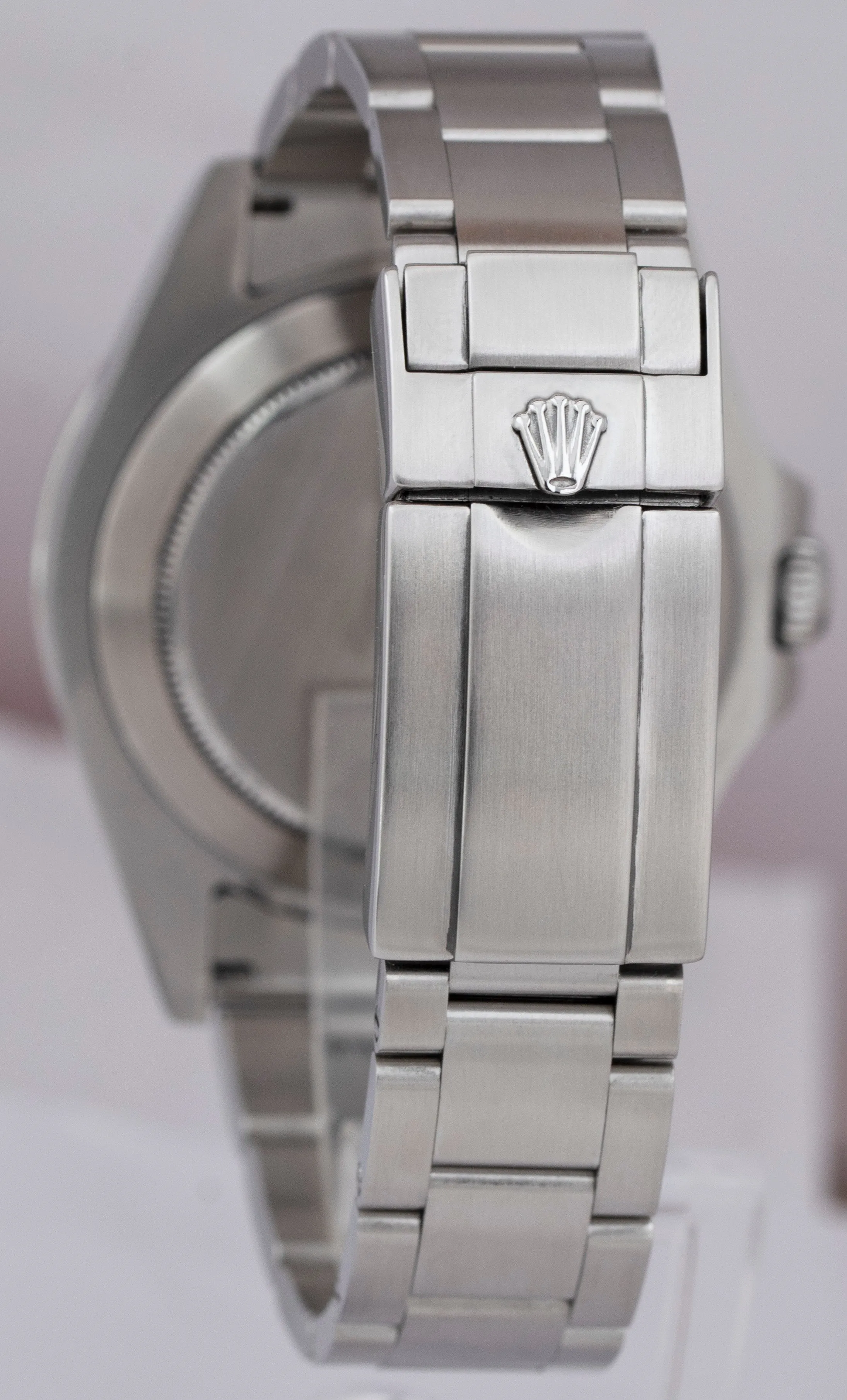 Rolex Explorer II Black Orange Dial Stainless Steel GMT 42mm Date Watch 216570