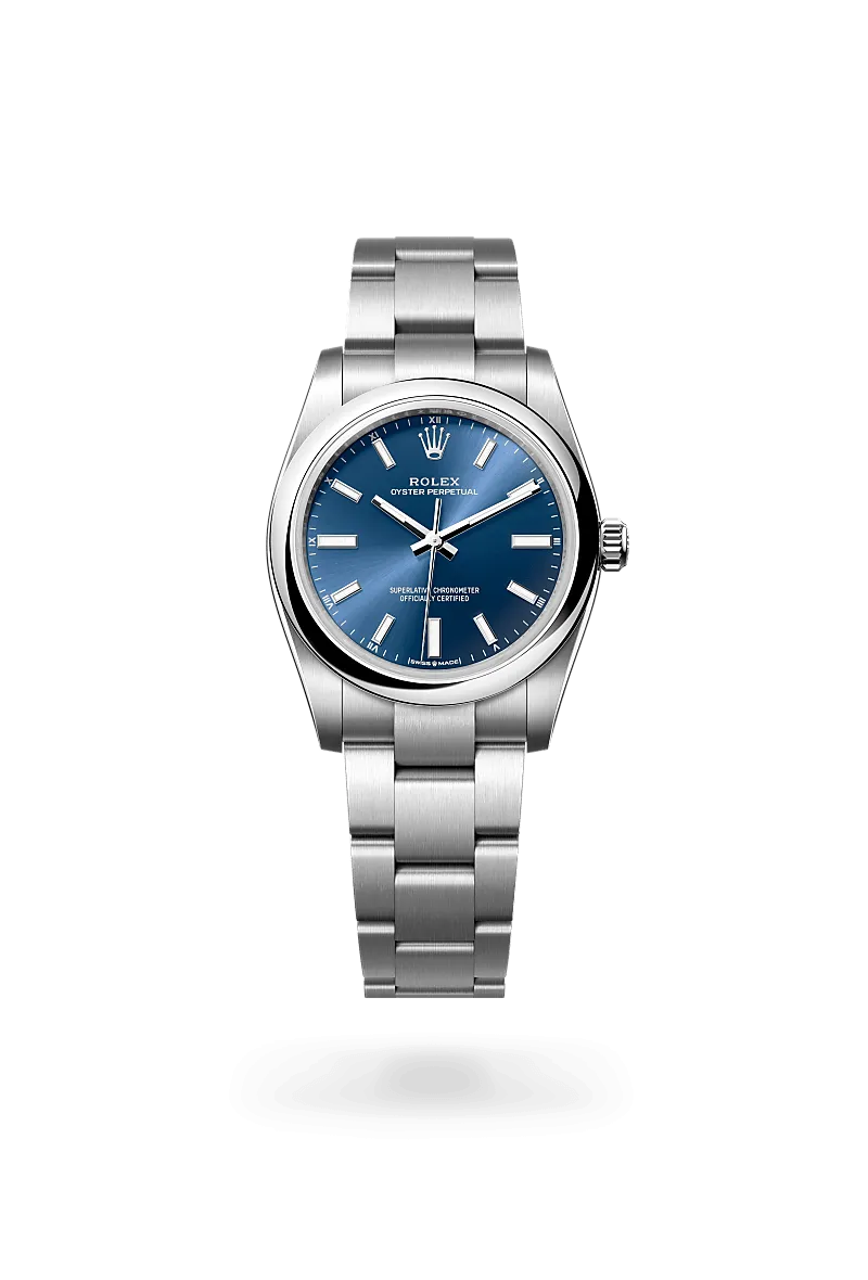 Rolex Oyster Perpetual 34 in Oystersteel, M124200-0003 | Schwanke-Kasten Jewelers