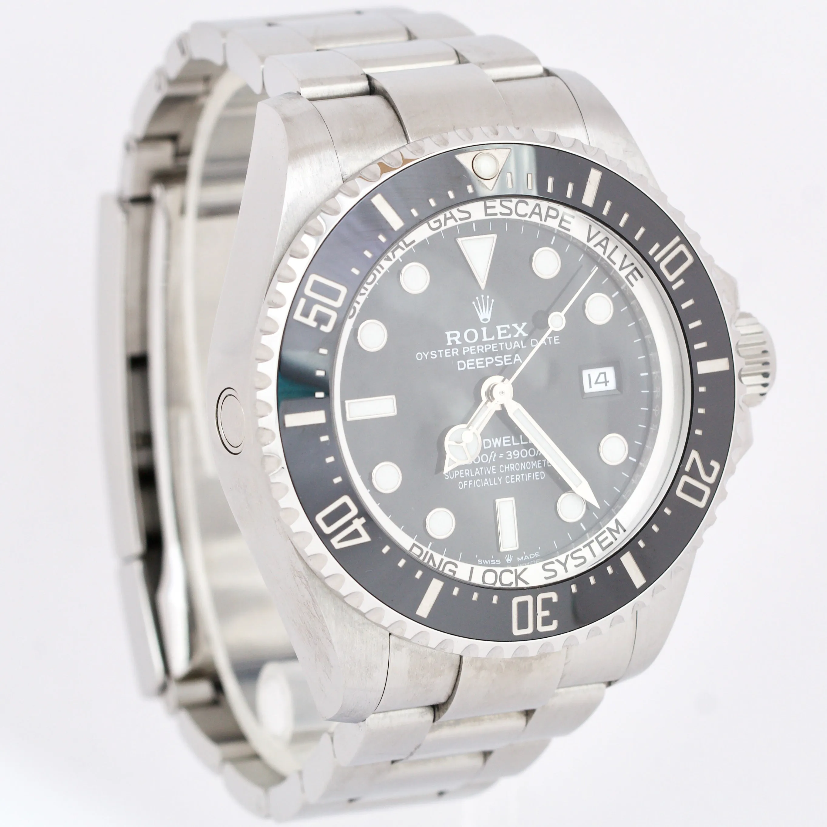 Rolex Sea-Dweller Deepsea Black 44mm Stainless Steel Watch 126660 BOX PAPERS