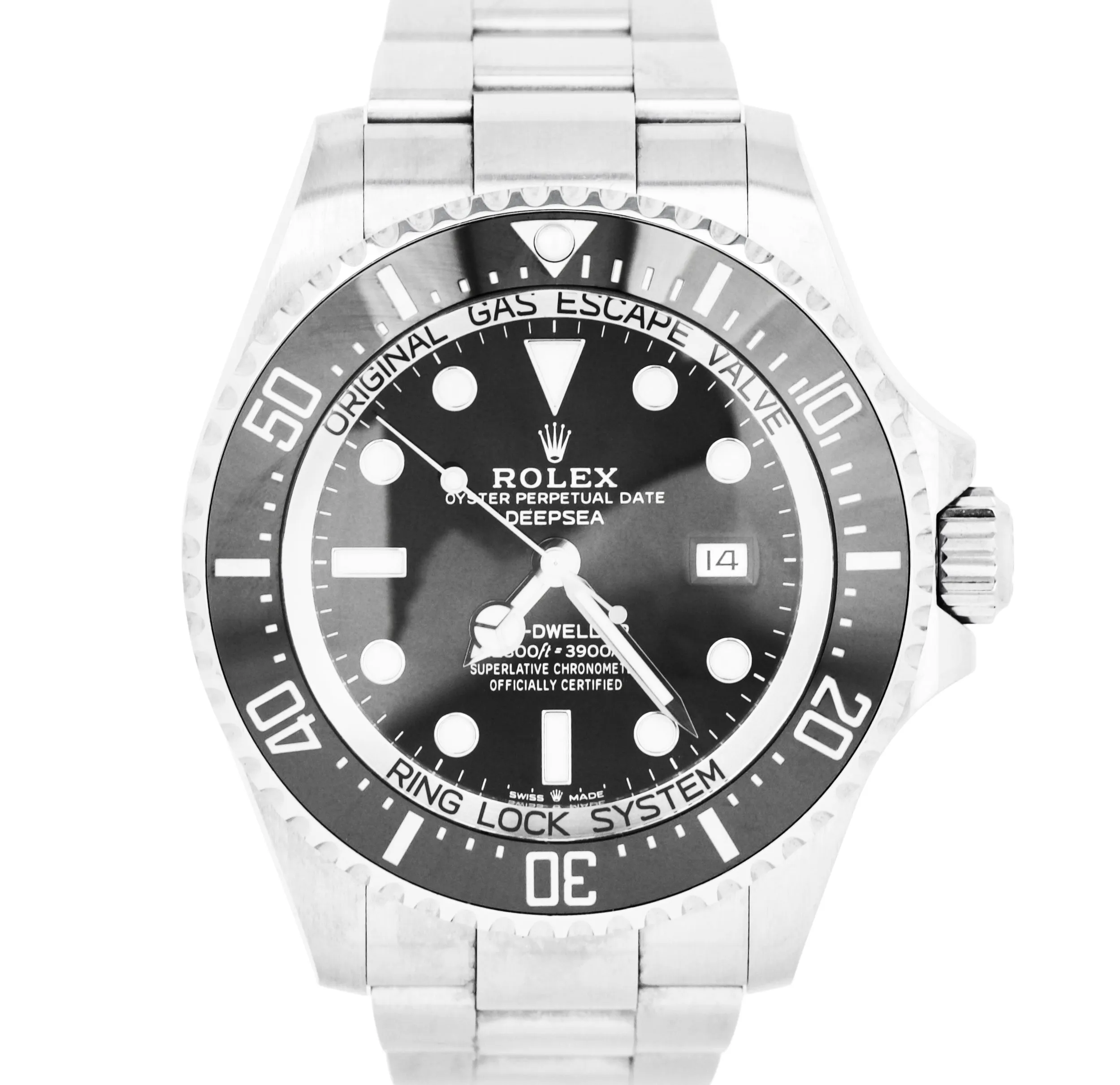 Rolex Sea-Dweller Deepsea Black 44mm Stainless Steel Watch 126660 BOX PAPERS