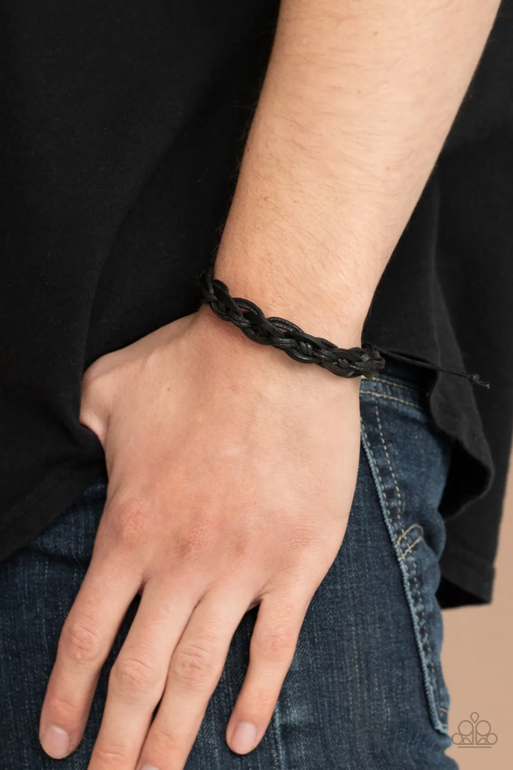 Rugged Adventure - Black Urban Bracelet