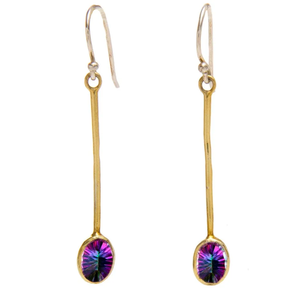 Sequola Earrings in various gemstones