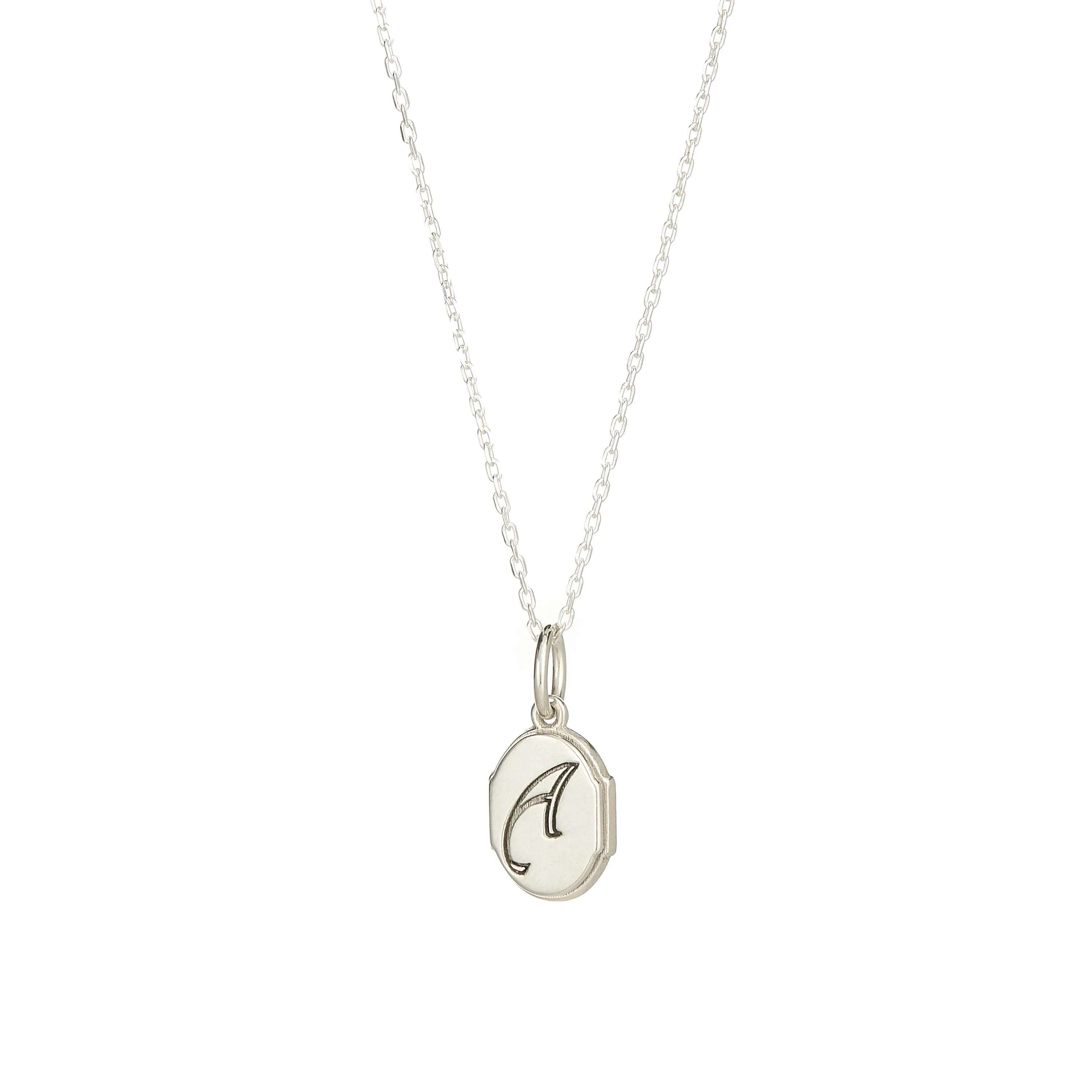 SILVER INITIAL PENDANT
