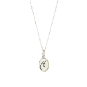 SILVER INITIAL PENDANT