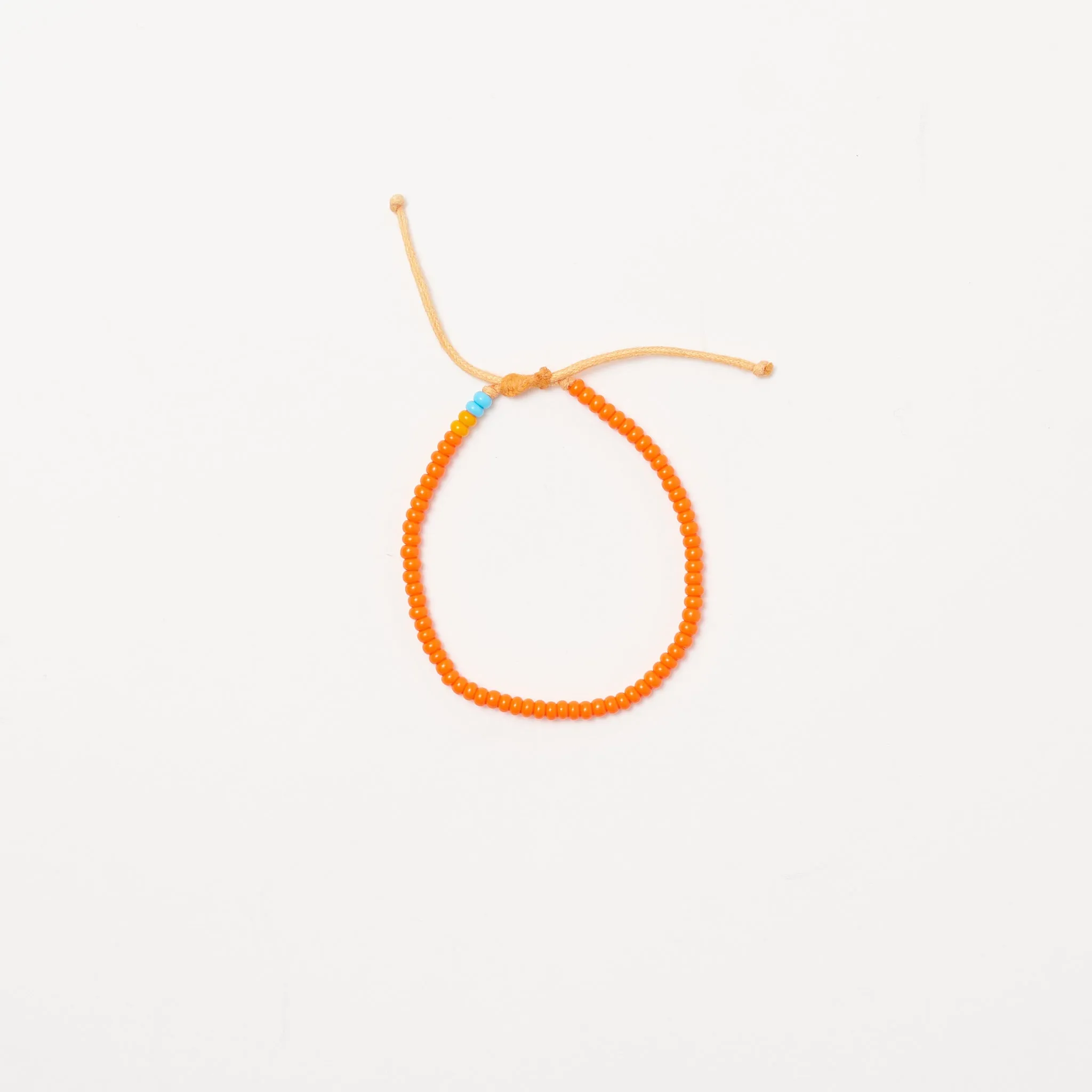 Single Strand Bracelet - Orange