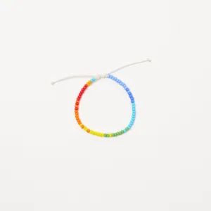 Single Strand Bracelet - Rainbow Blocked