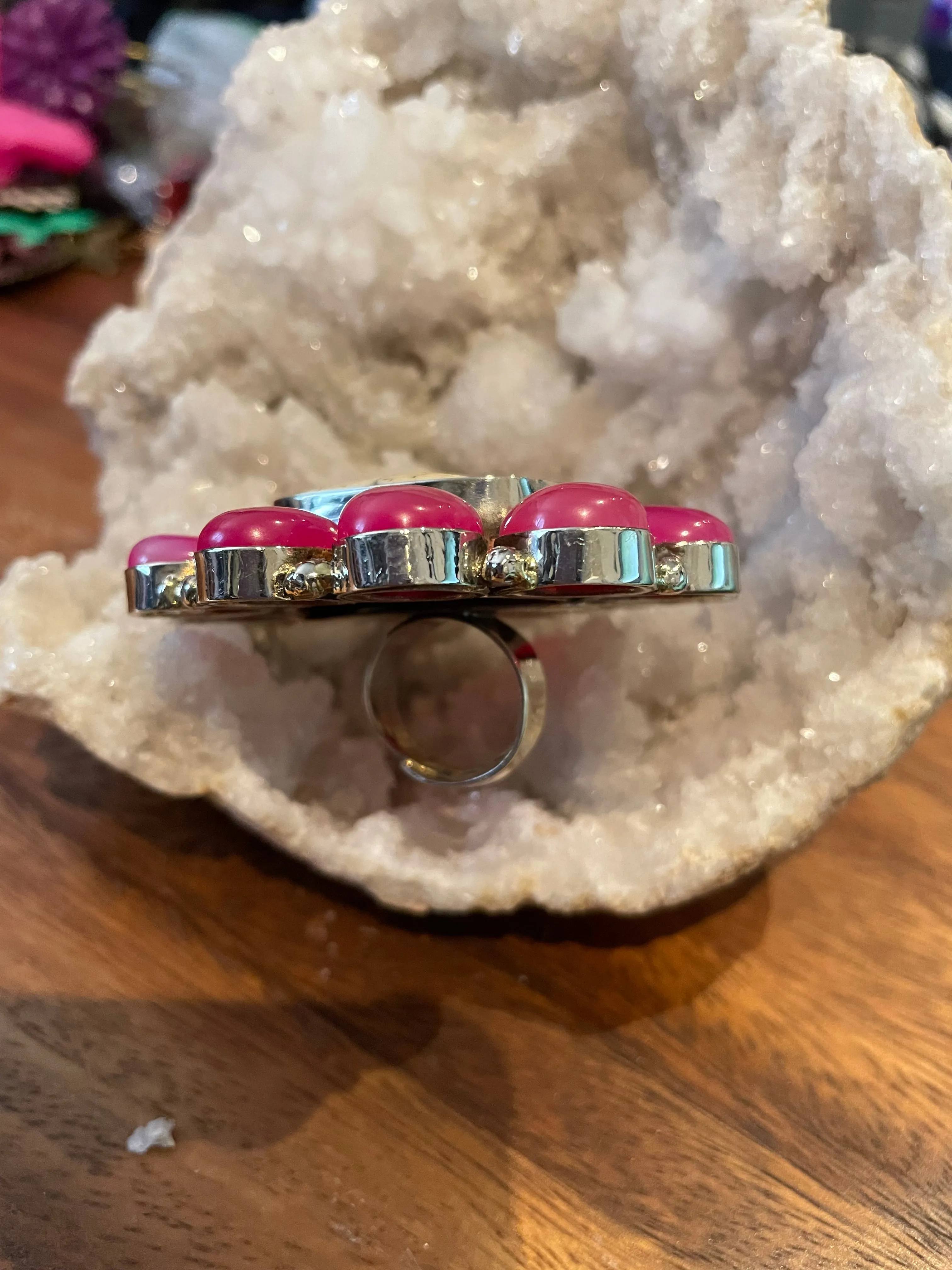 Sleepy Cat Adjustable Ring