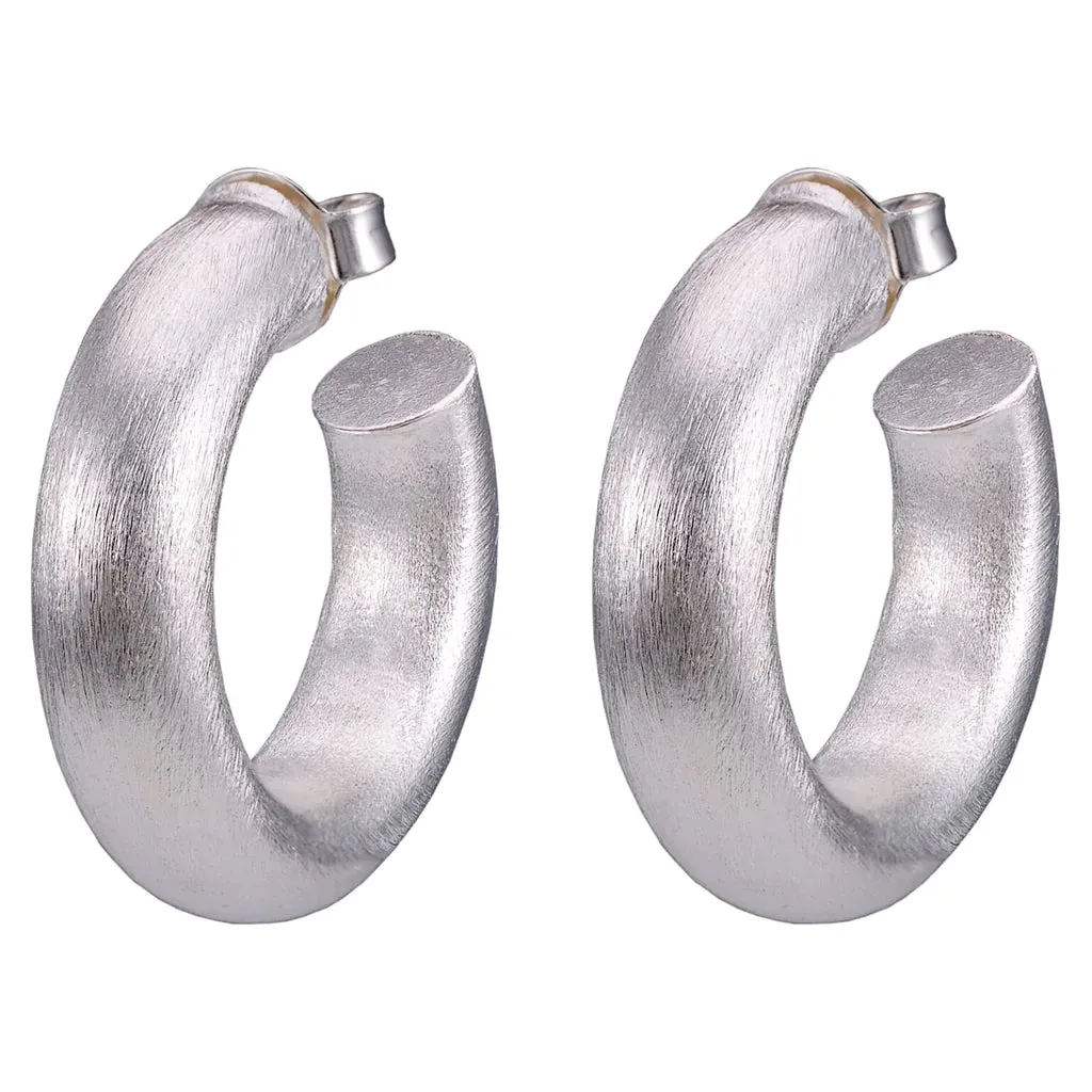 Small Chantal Hoop (Silver)