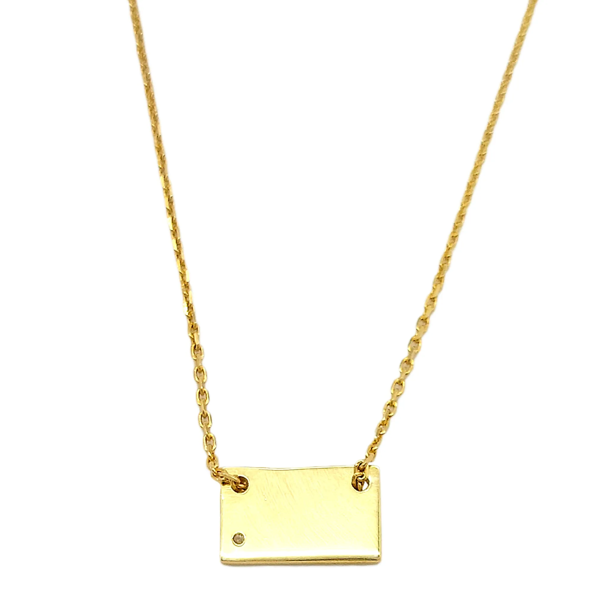 Small Rectangle Necklace