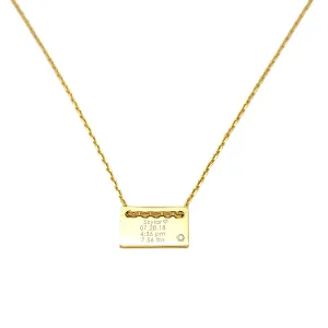 Small Rectangle Necklace