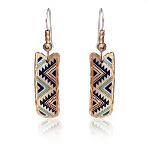 Southwestern design earrings