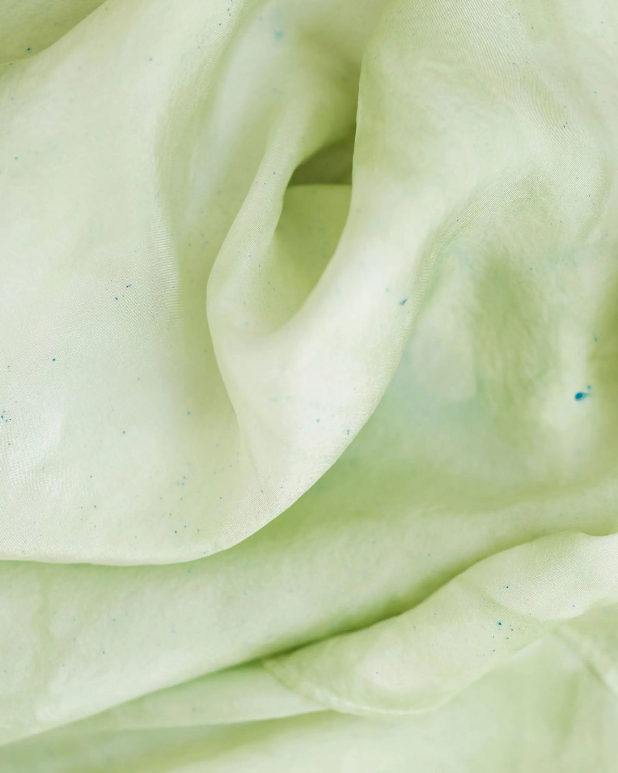 Speckled Sage Silk Scarf - April