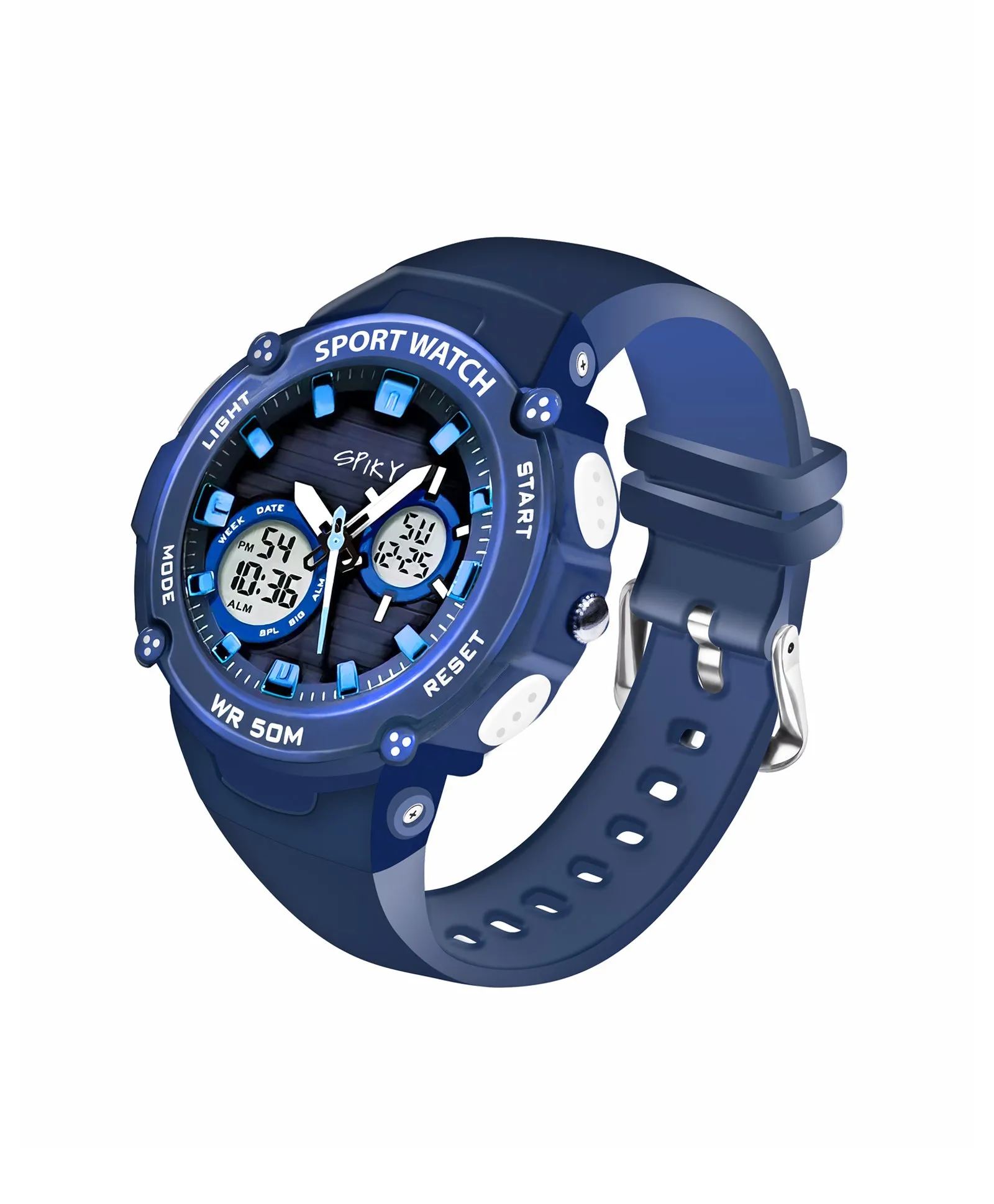 Spiky Eva29 Round Digital Sports Diving Watch