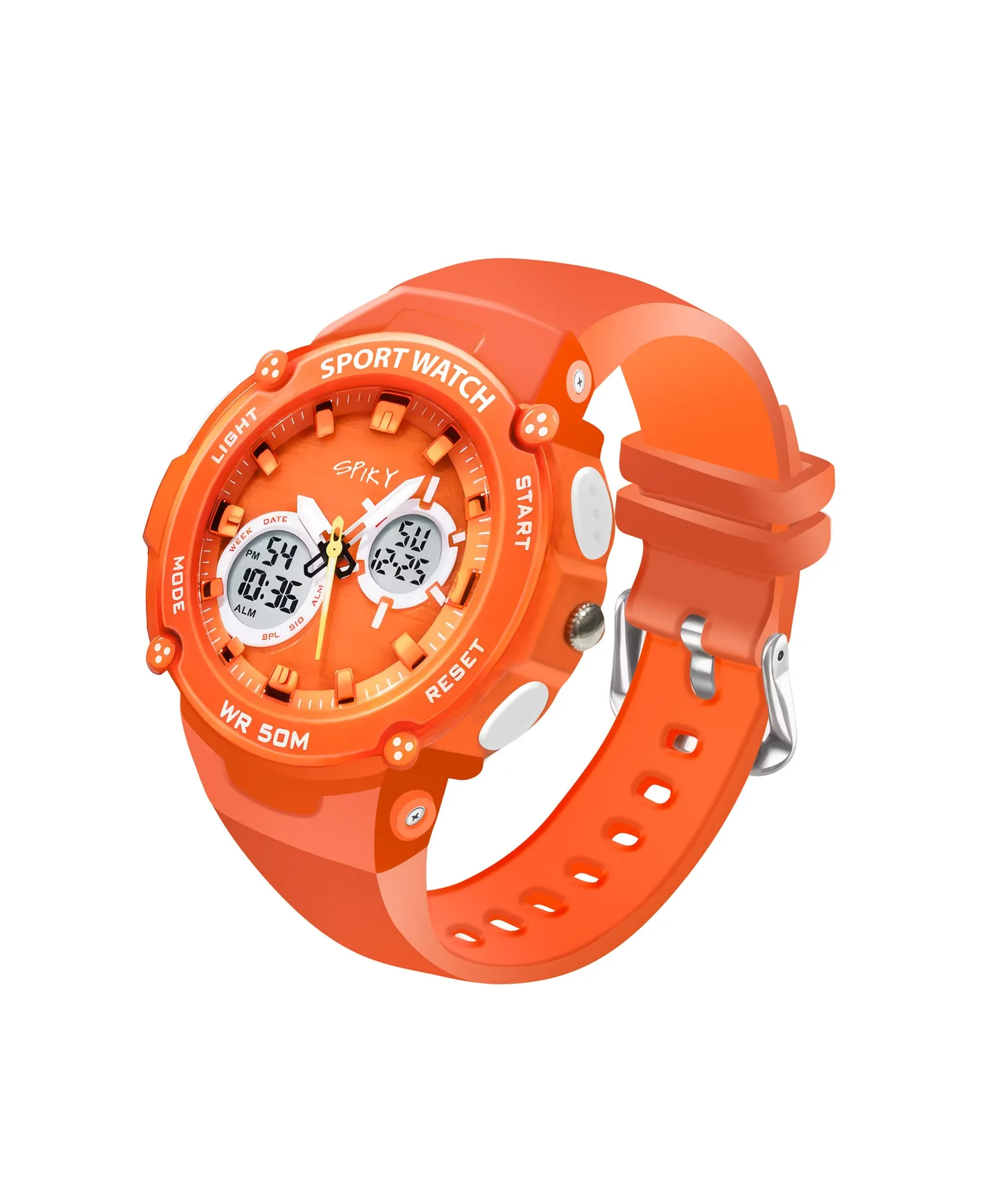 Spiky Eva29 Round Digital Sports Diving Watch