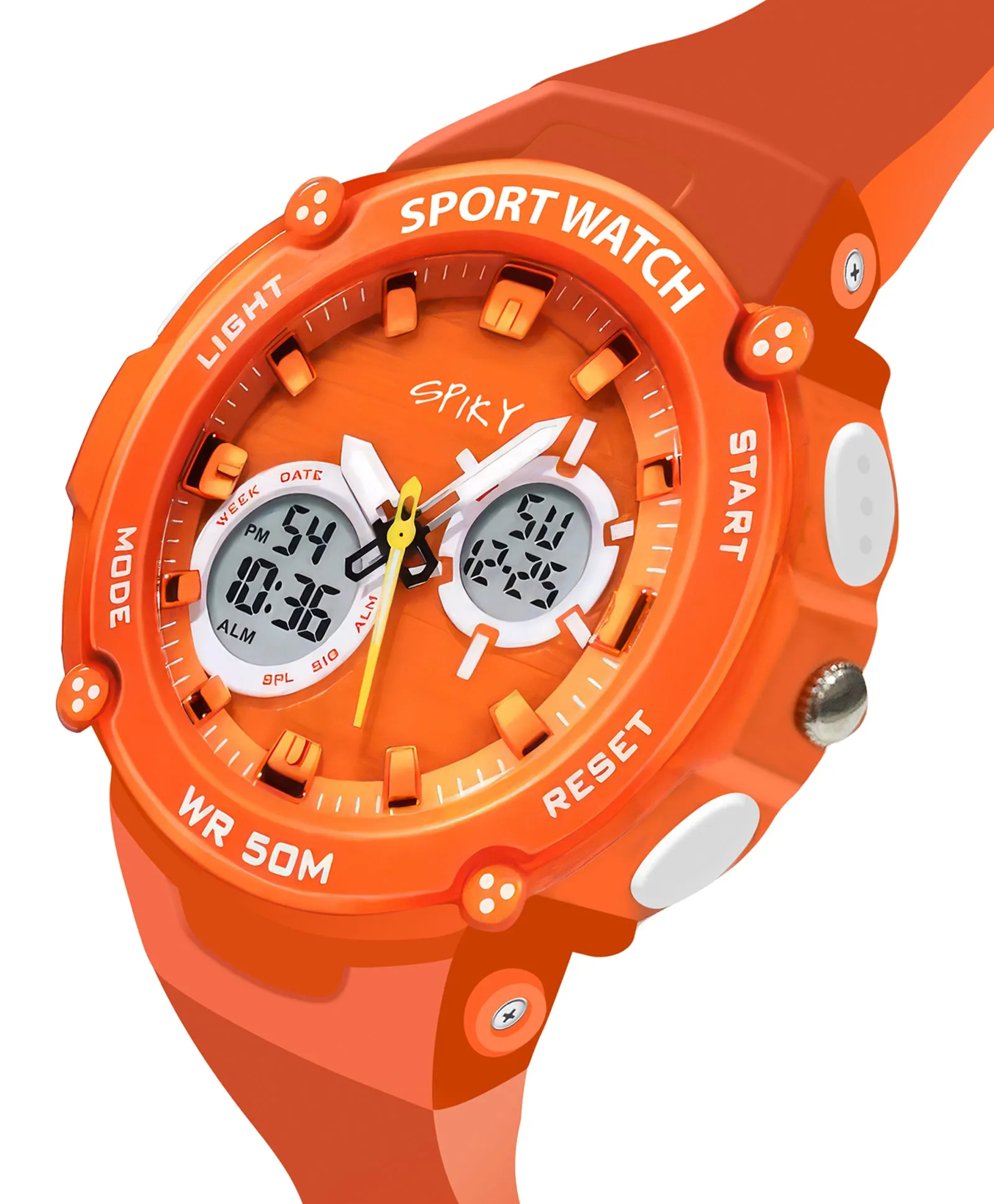 Spiky Eva29 Round Digital Sports Diving Watch