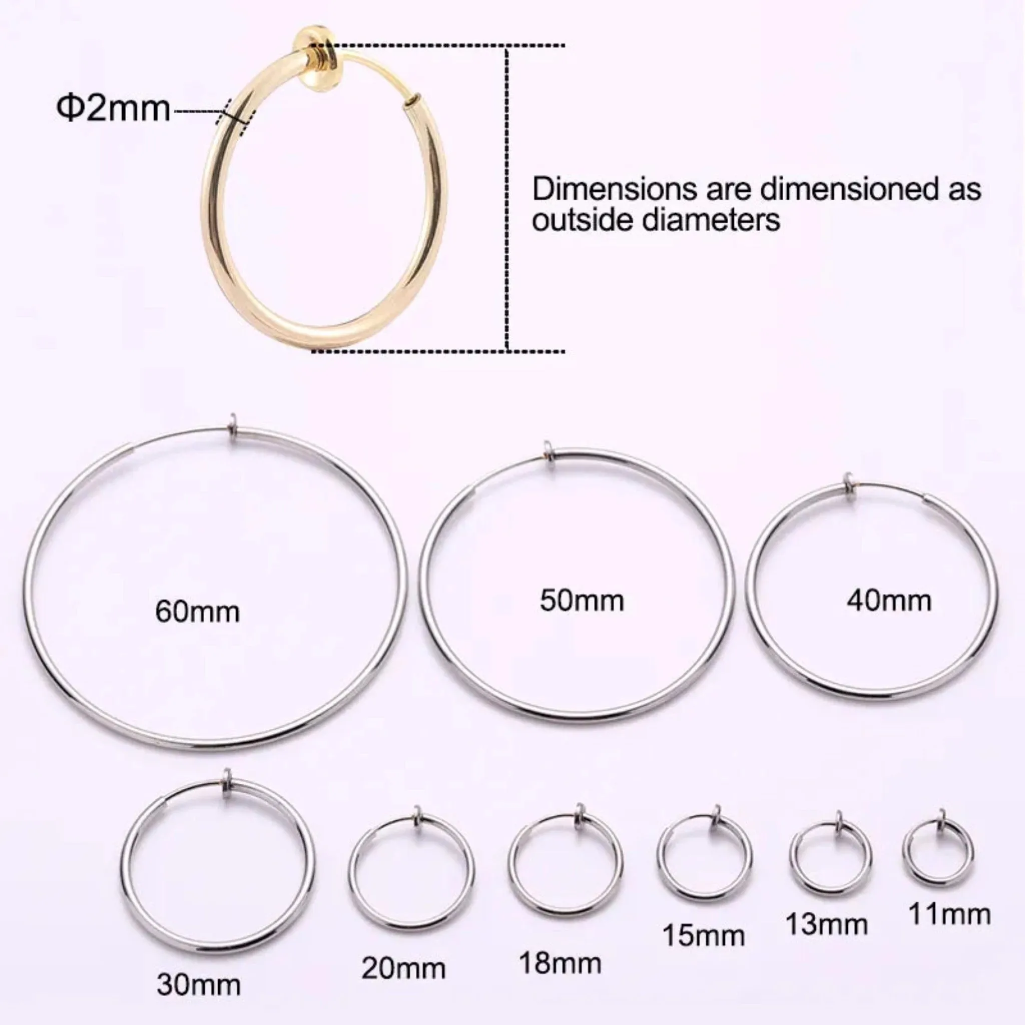Spring Rings Clips-ons