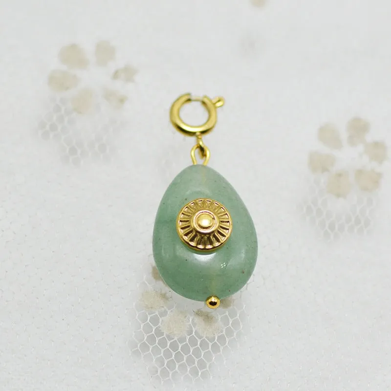 Star & Eye Natural Stone Charm Necklaces