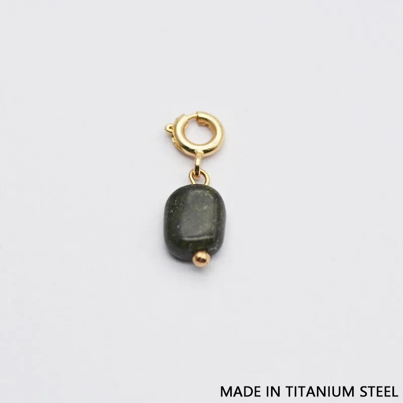 Star & Eye Natural Stone Charm Necklaces