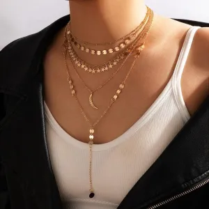 Star Moon Necklace